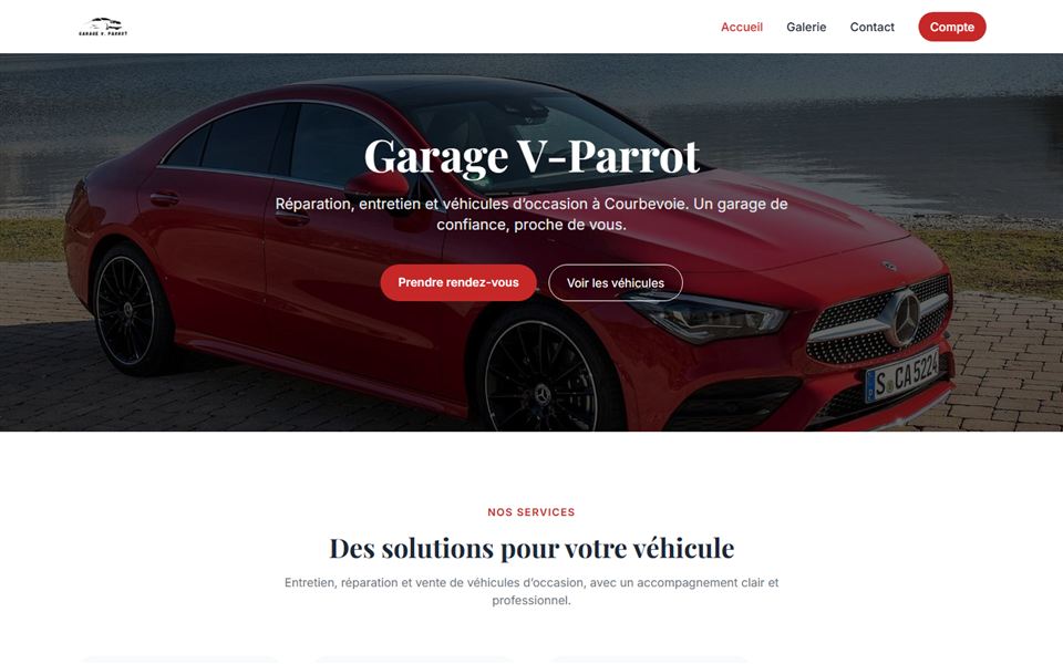 Aperçu du modèle Garage & automobile